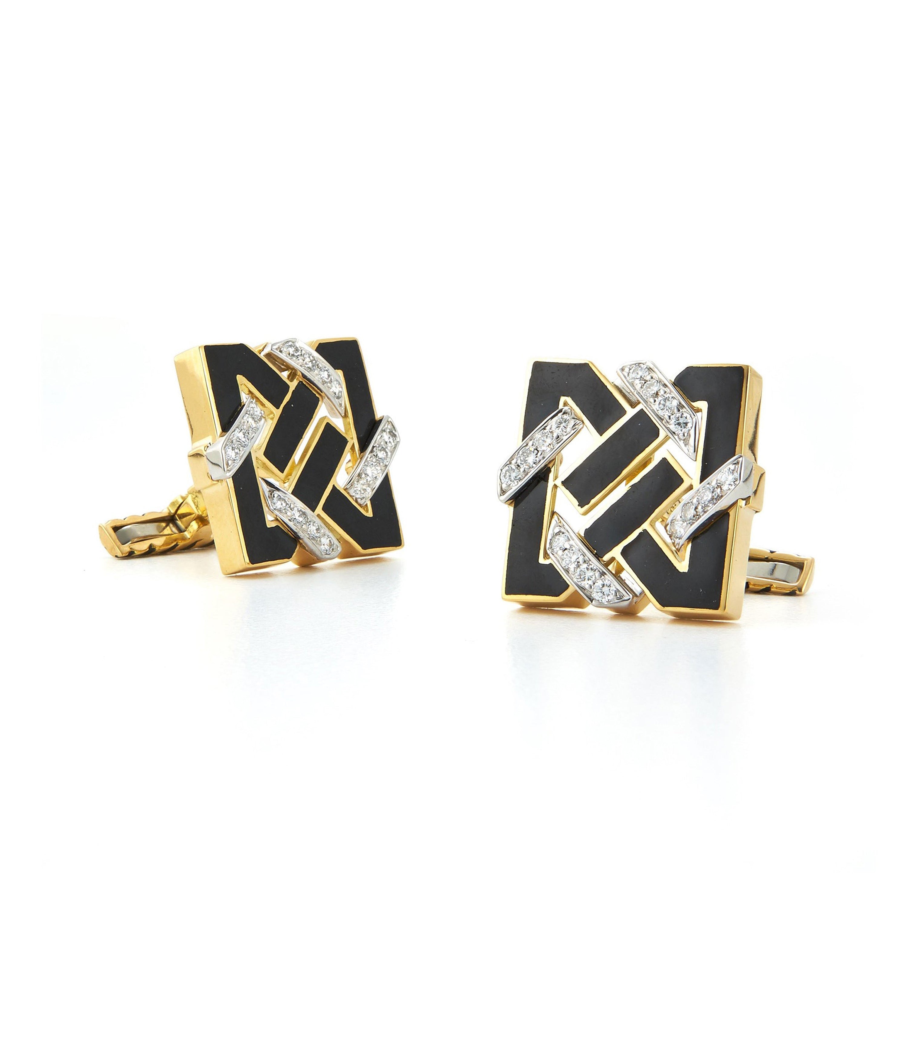 David Webb Workshop, Alhambra Palace Cuff Links