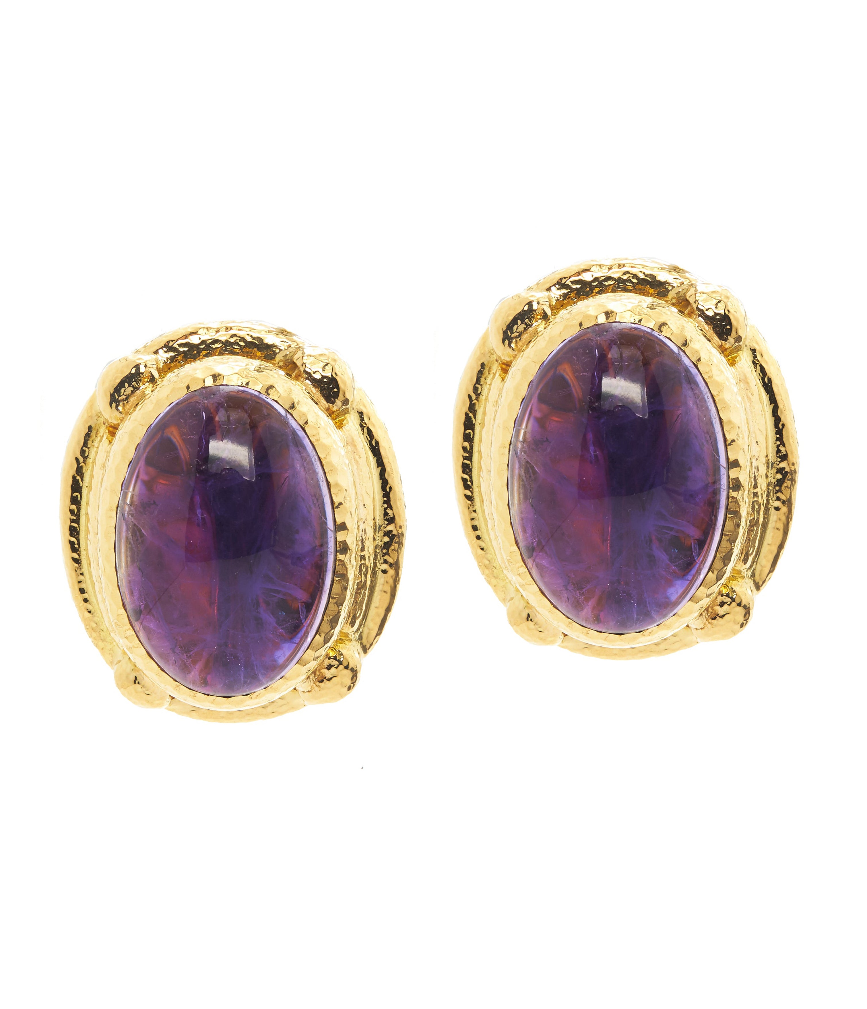 David Webb Workshop, Amethyst Earrings