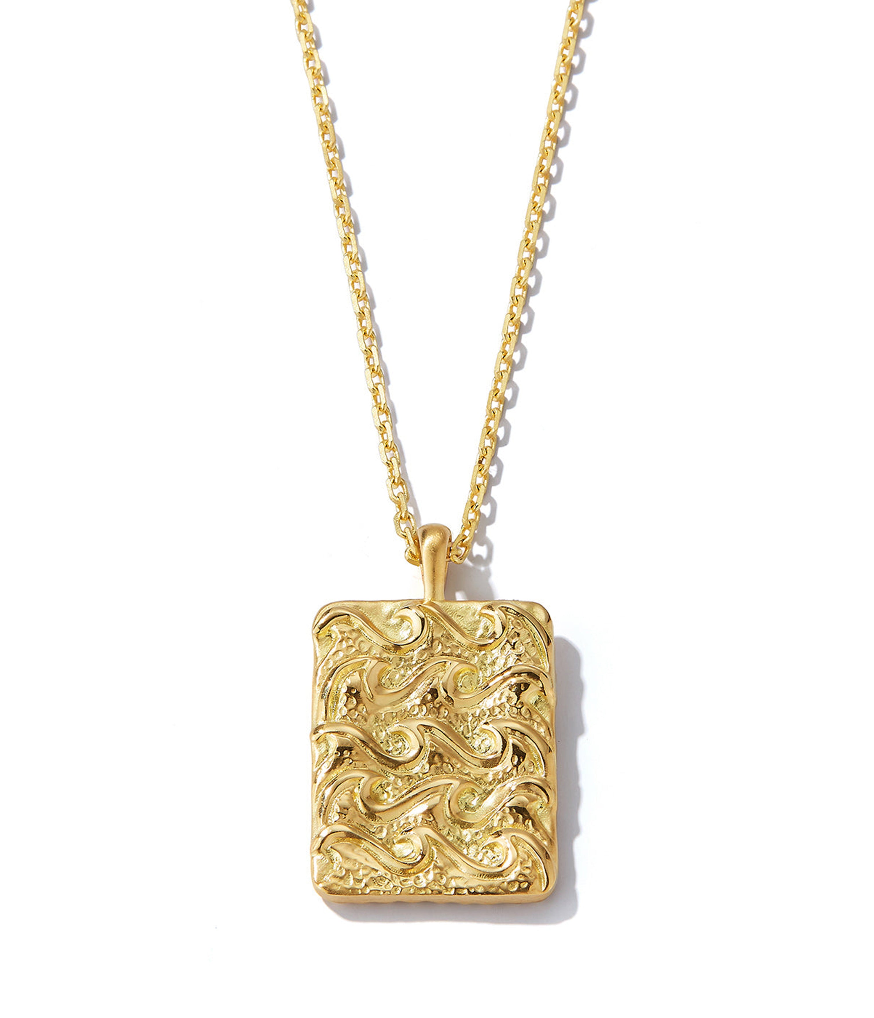 David Webb Workshop, Aquarius Zodiac Pendant Necklace