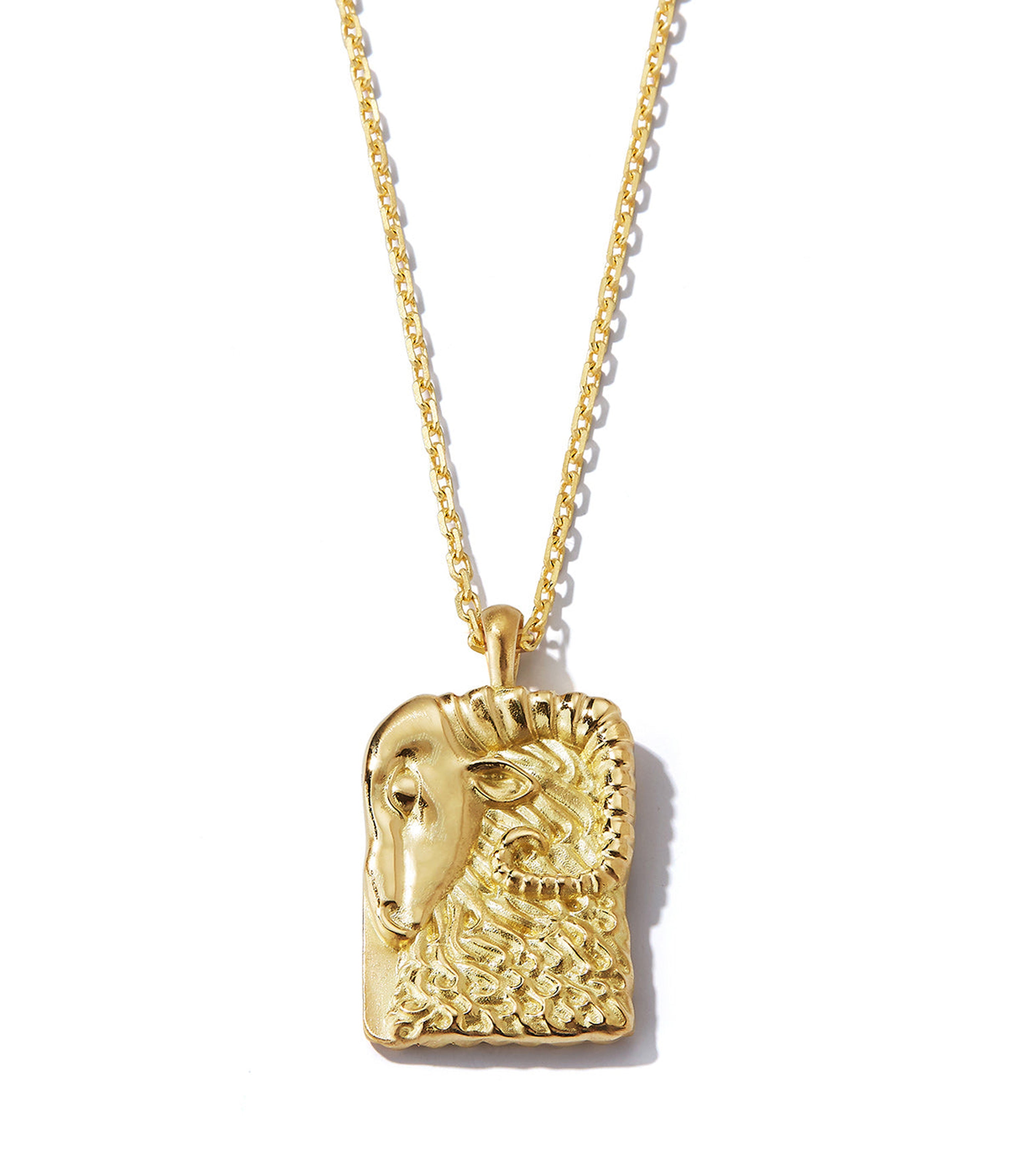 David Webb Workshop, Aries Zodiac Pendant Necklace