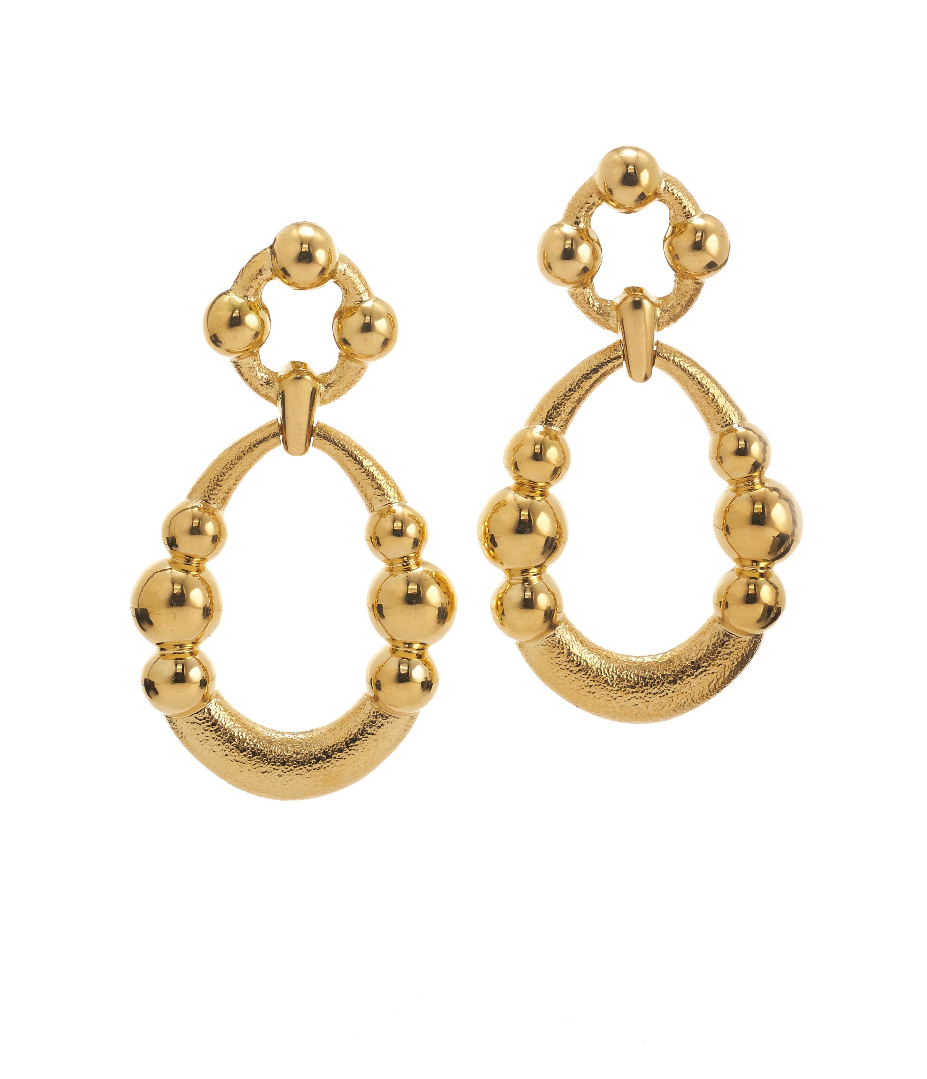 DAVID WEBB, Atom Earrings