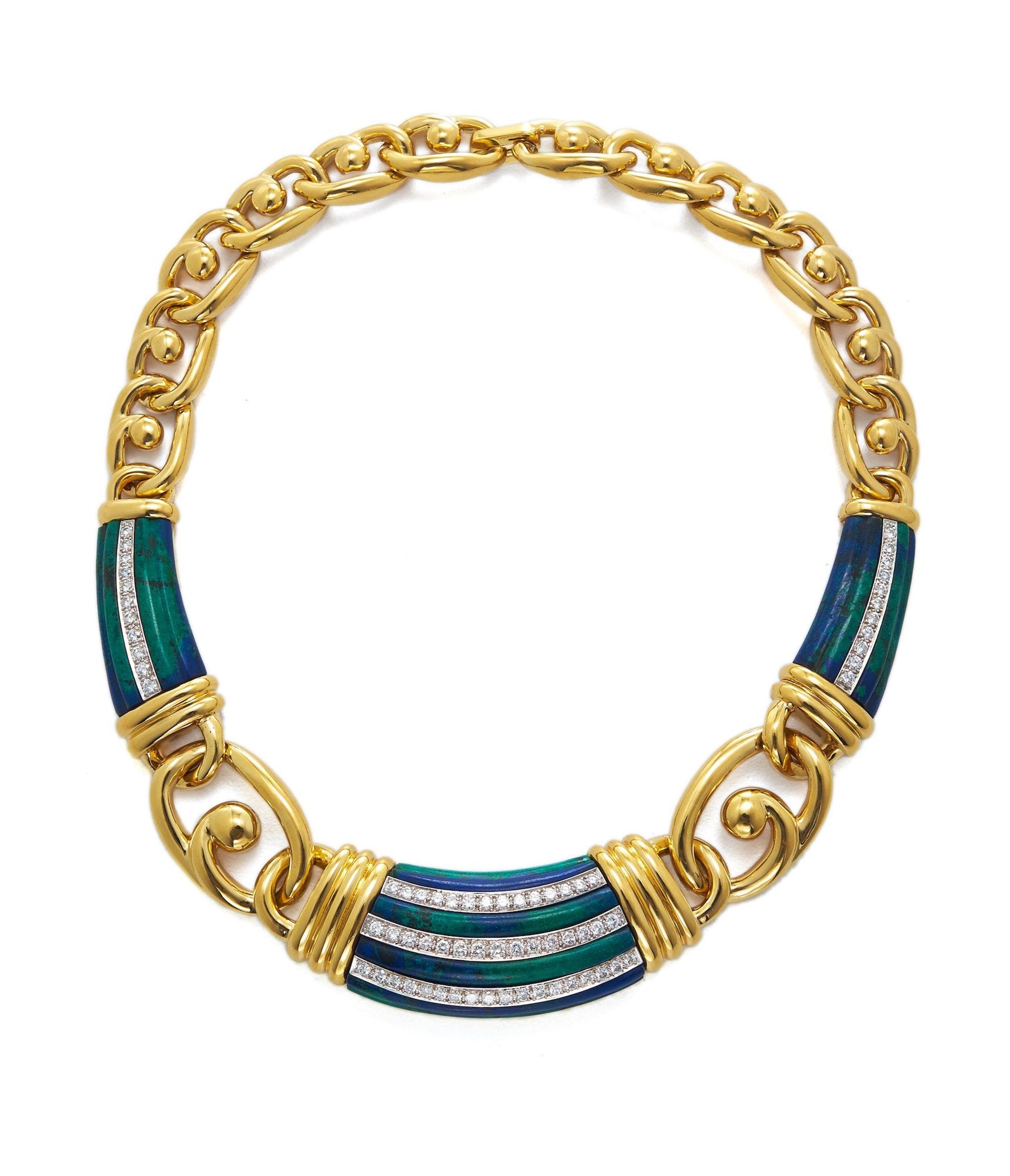 Leslie Hindman Auctioneers, Azurmalachite Necklace