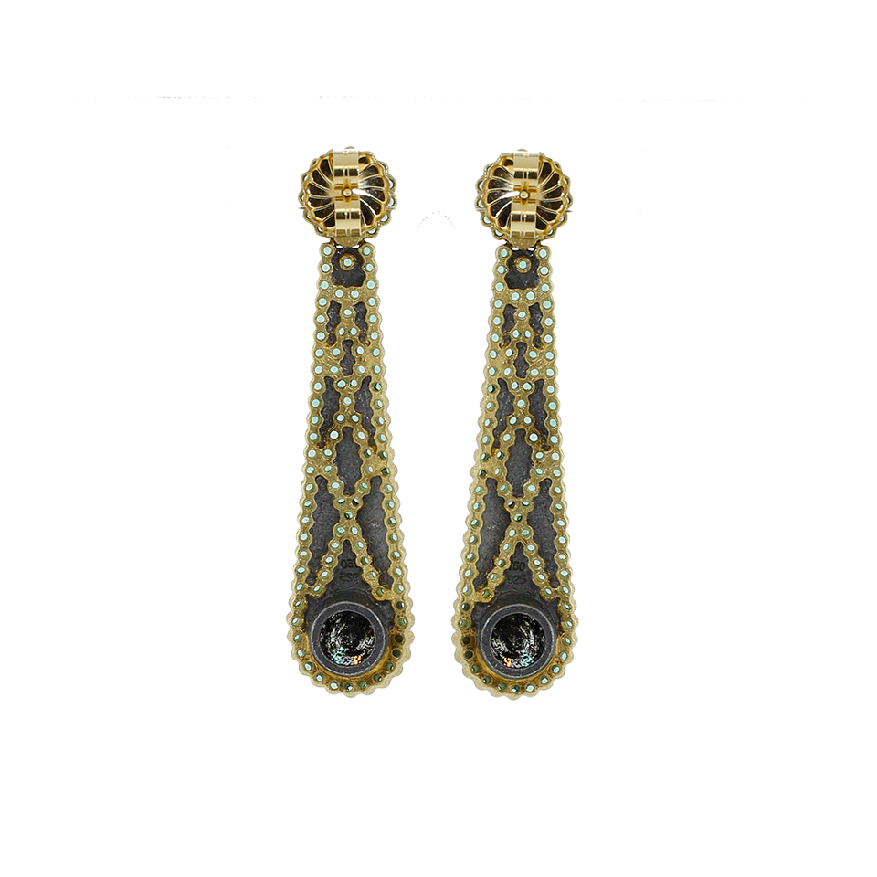 TODD REED, Black Diamond Earrings