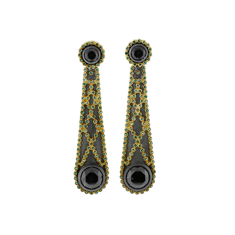 TODD REED, Black Diamond Earrings