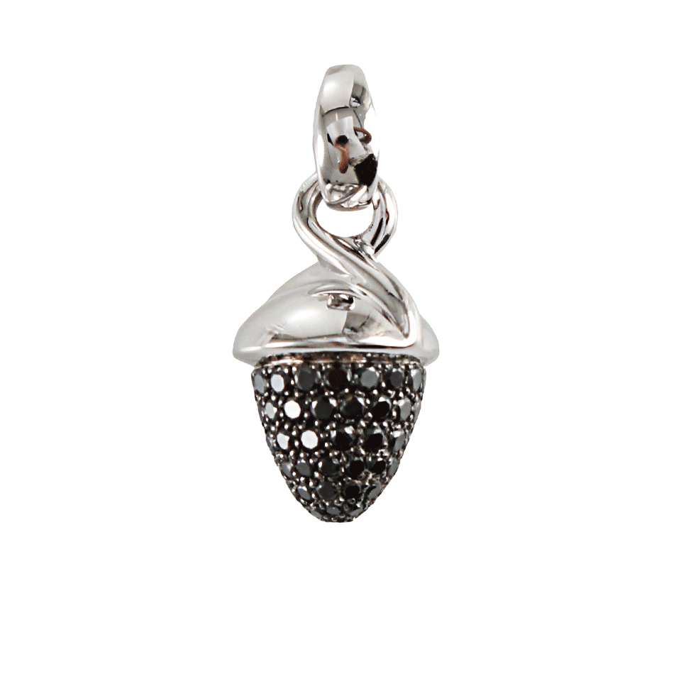 TAMARA COMOLLI, Black-Diamond Pave Bouquet Pendant