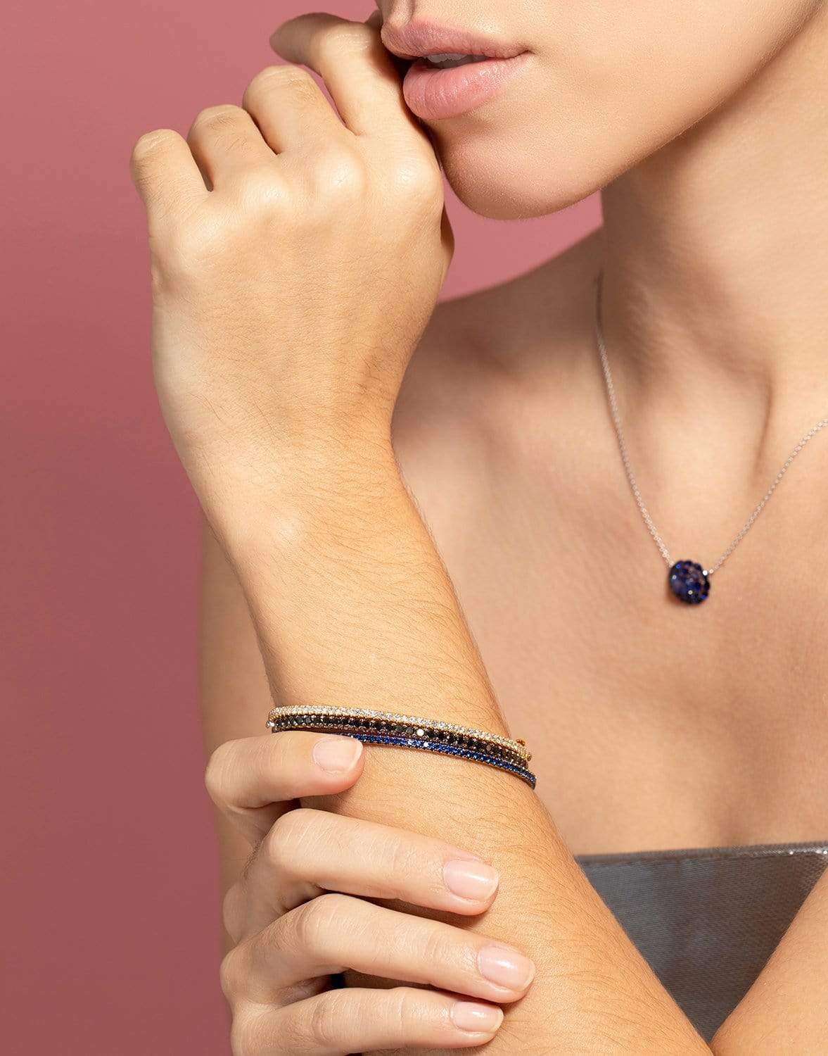 KWIAT, Black Diamond Stackable Bangle