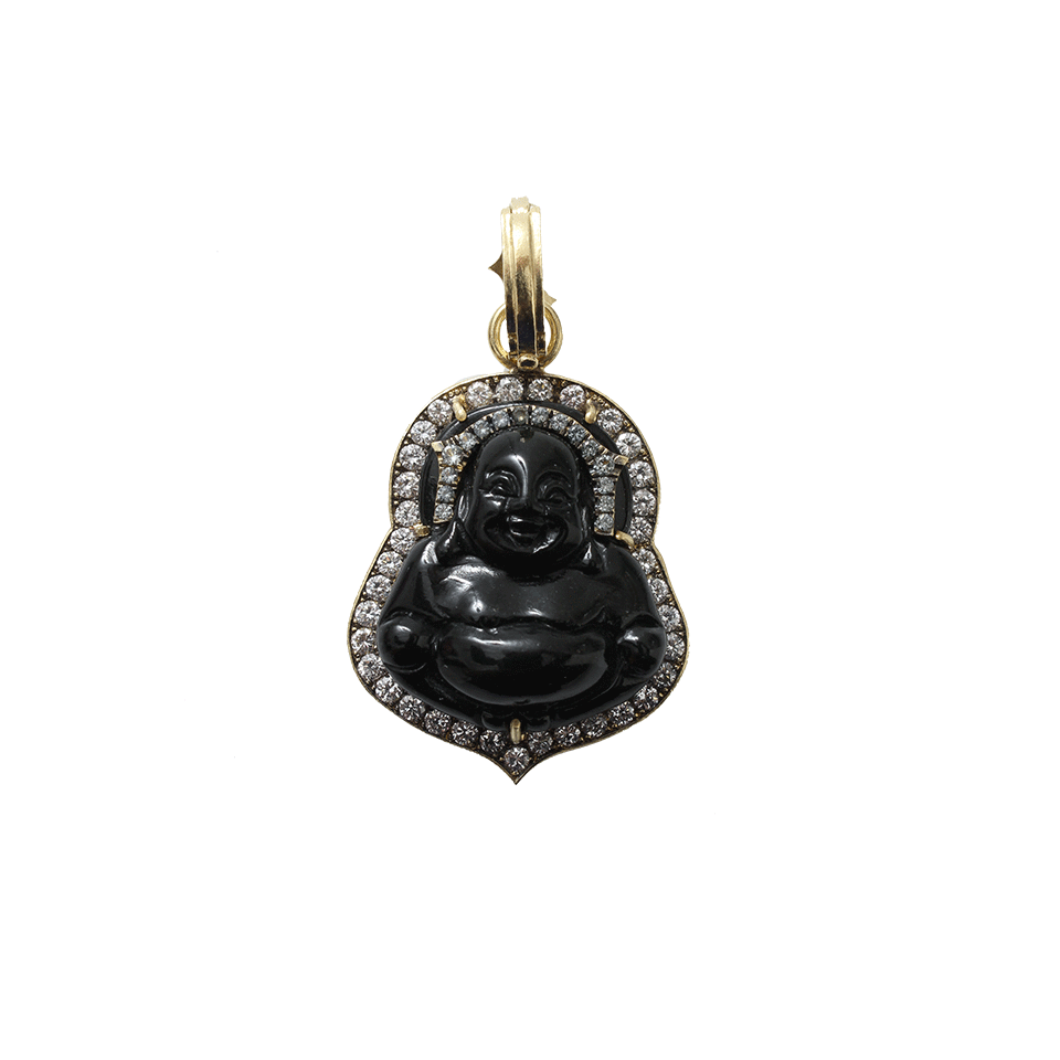 SYLVA & CIE, Black Jade Buddah Pendant