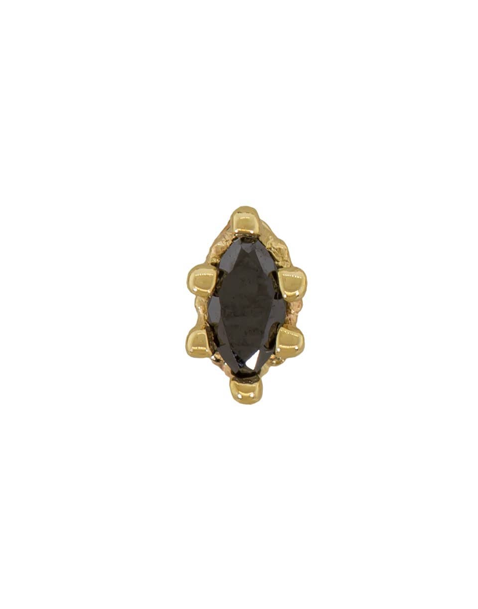 BVLA, Black Marquise Diamond Stud