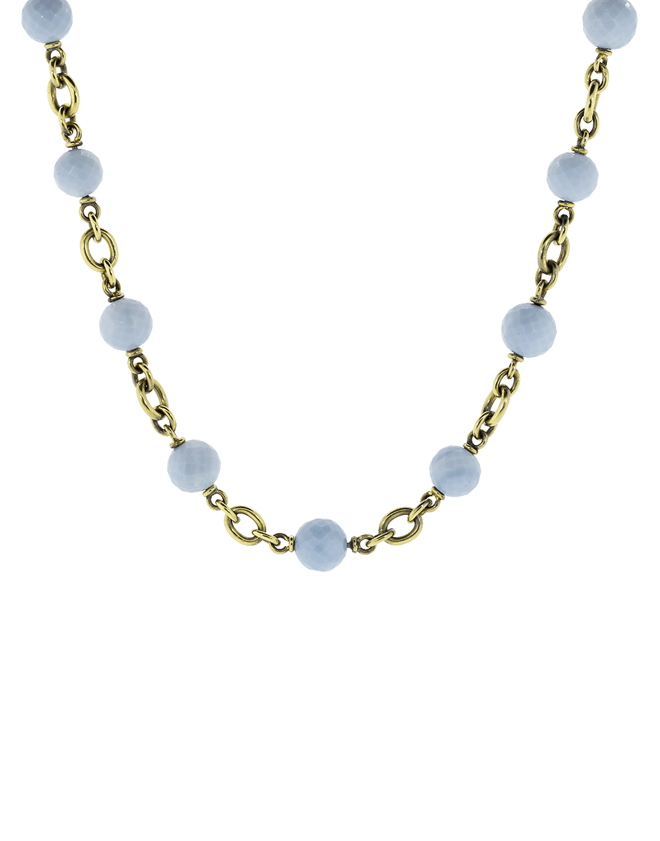 SYLVA & CIE, Blue Opal Bead Necklace