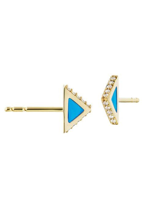 ARK, Blue Plique Diamond Spark Studs