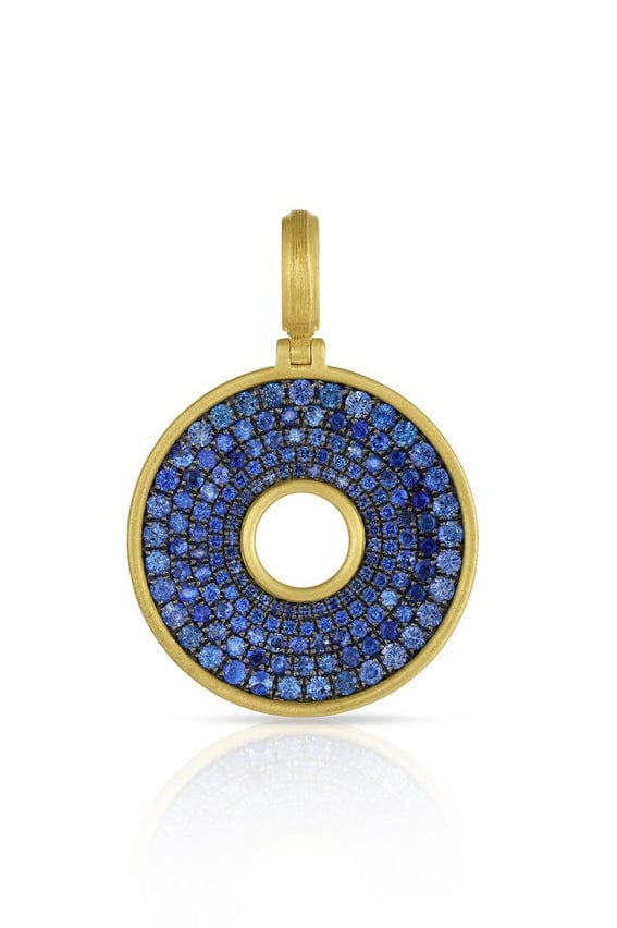 LEIGH MAXWELL, Blue Sapphire Amani Pendant