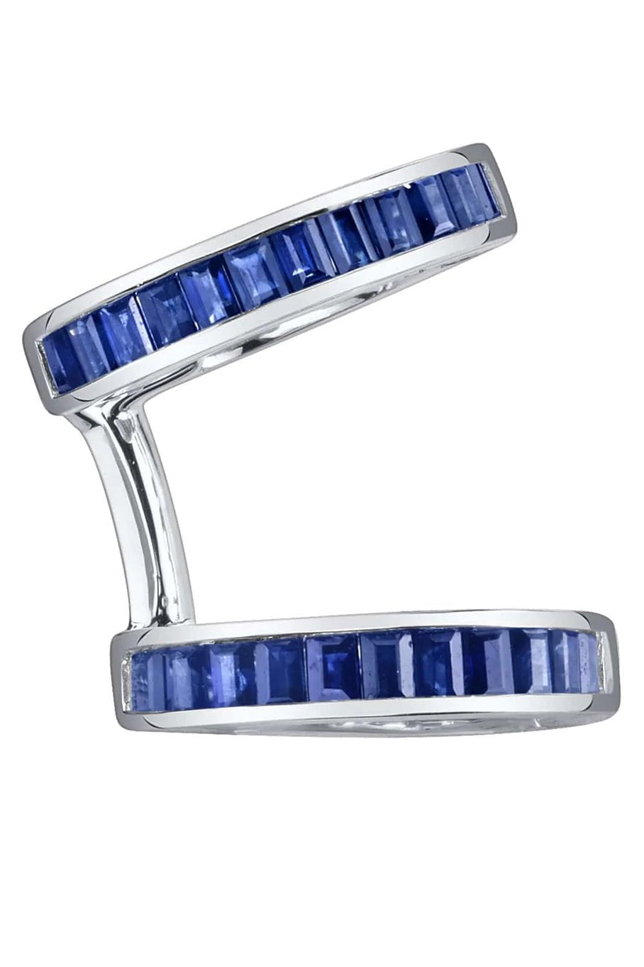 BORGIONI, Blue Sapphire Baguette Multi Earcuff