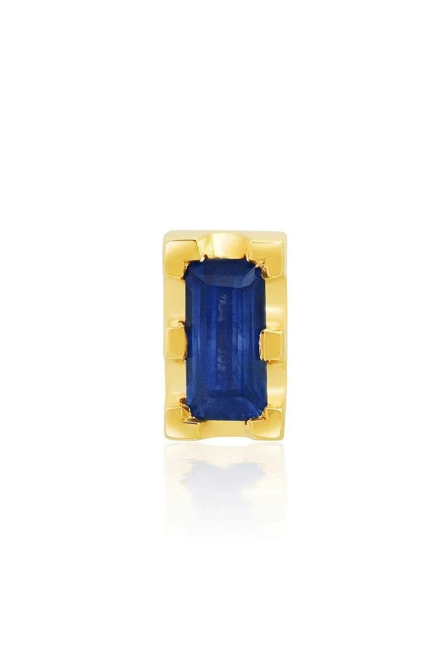 ANDREA FOHRMAN, Blue Sapphire Baguette Stud