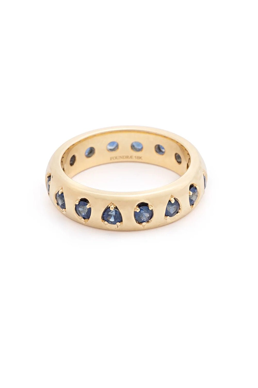 FOUNDRAE, Blue Sapphire Forever And Always A Pair - Love Ring