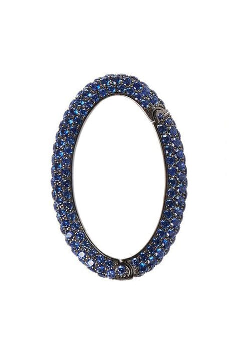 SIDNEY GARBER, Blue Sapphire Medium Oval LInk