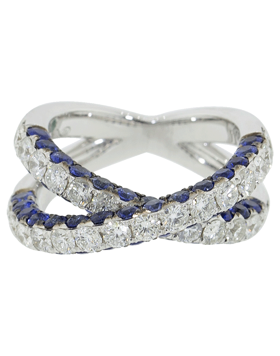 GRAZIELA, Blue Sapphire and Diamond Ring