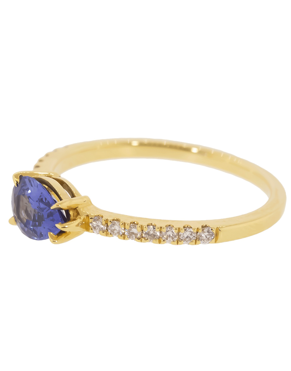 ANITA KO, Blue Sapphire and Diamond Ring