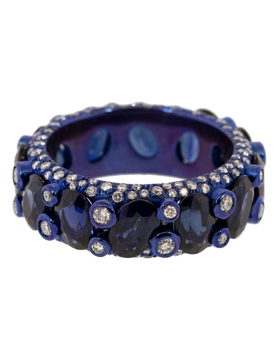 SABOO FINE JEWELS, Blue Sapphire and Diamond Ring