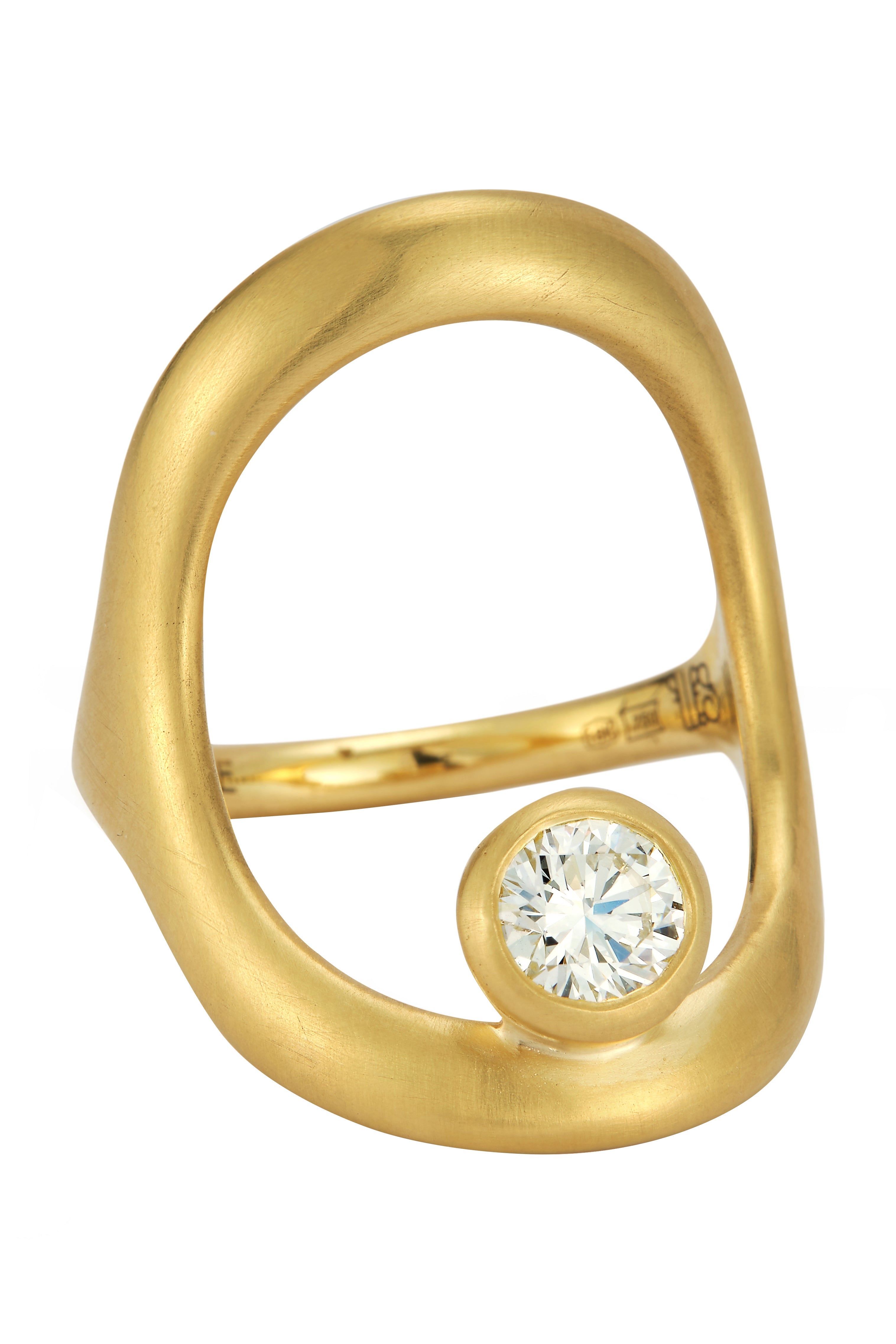 WHITE/SPACE, Bold Diamond Continuity Ring