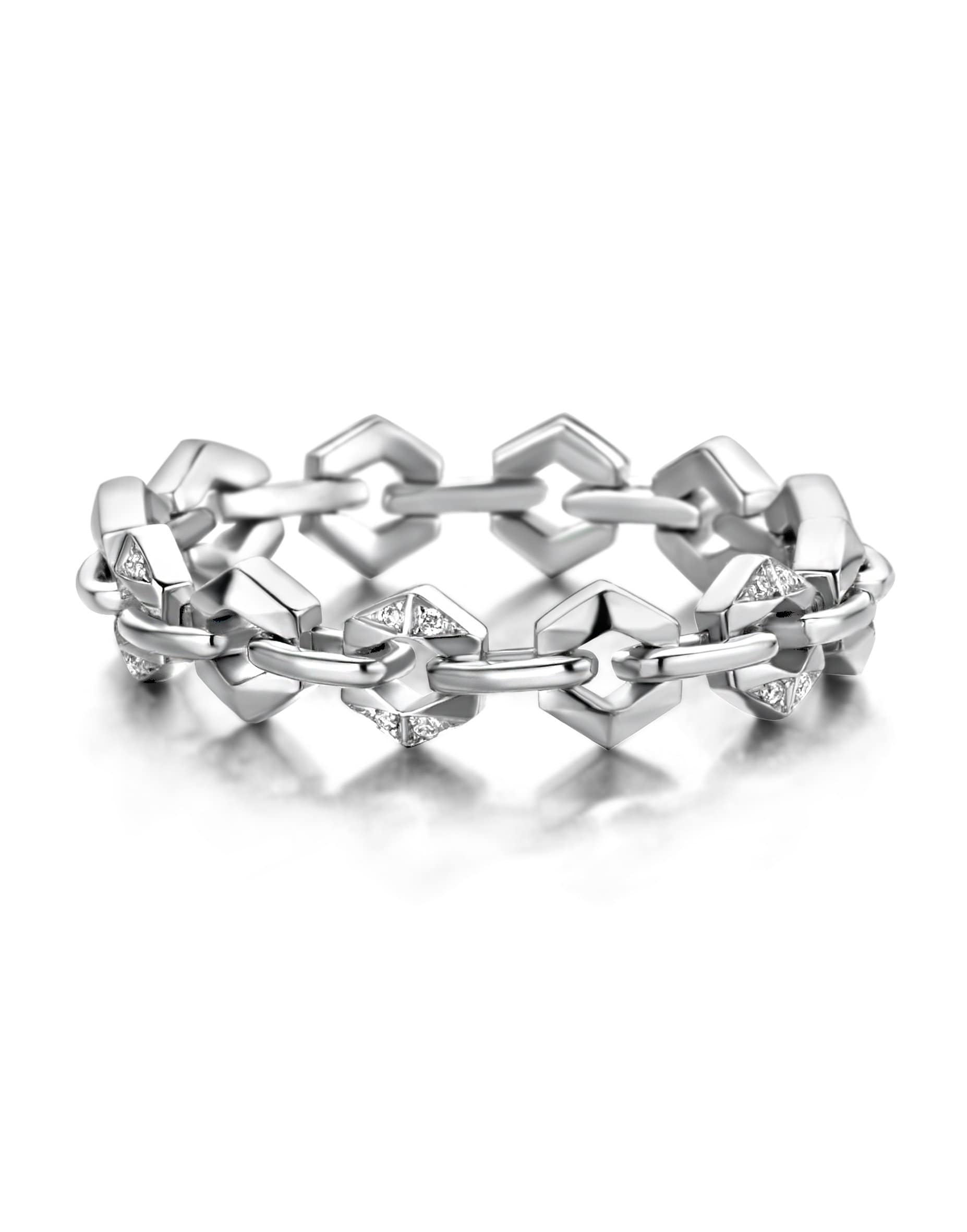 DRIES CRIEL, Bond Signature Mini Diamond Ring