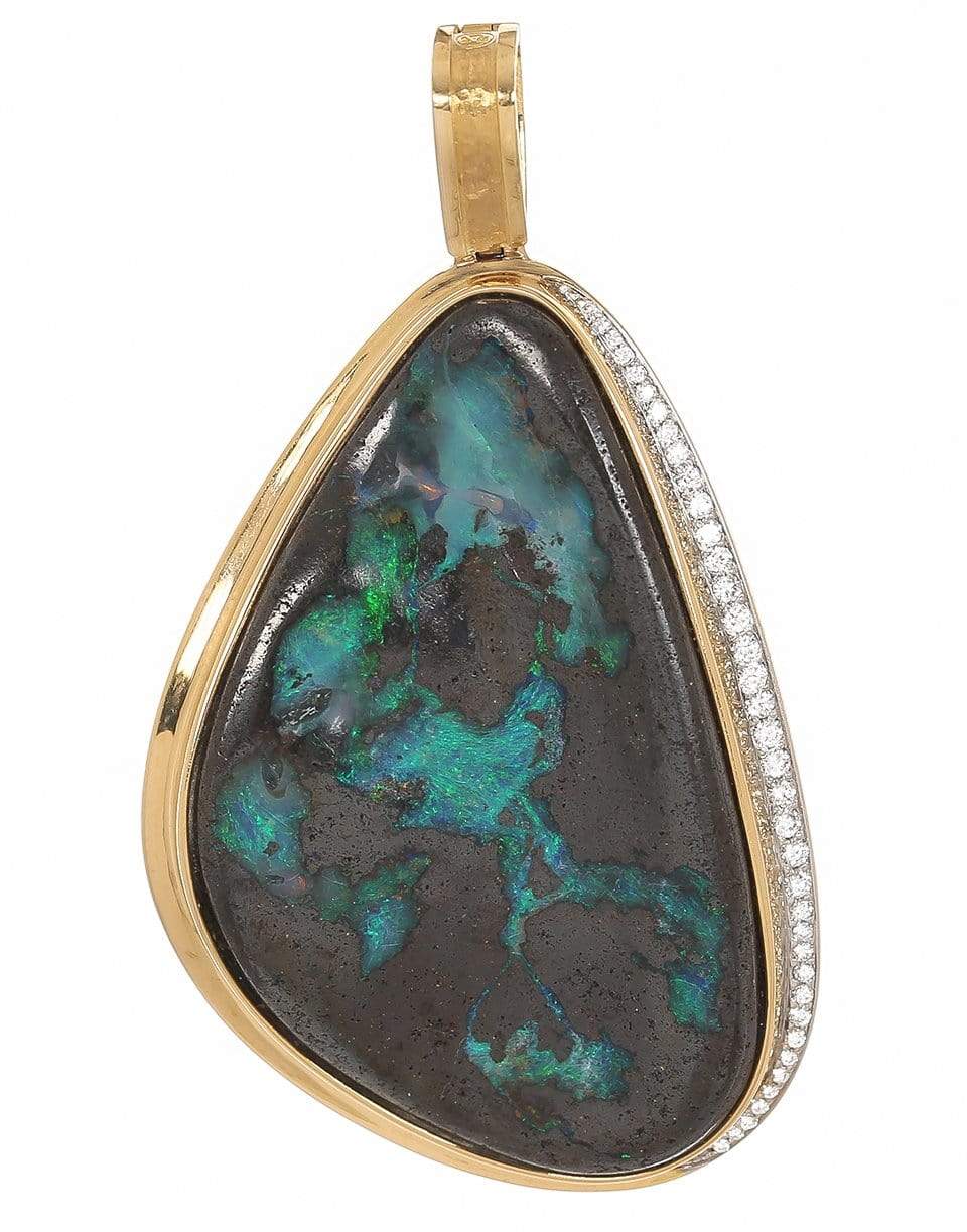 JORGE ADELER, Boulder Opal and Diamond Pendant