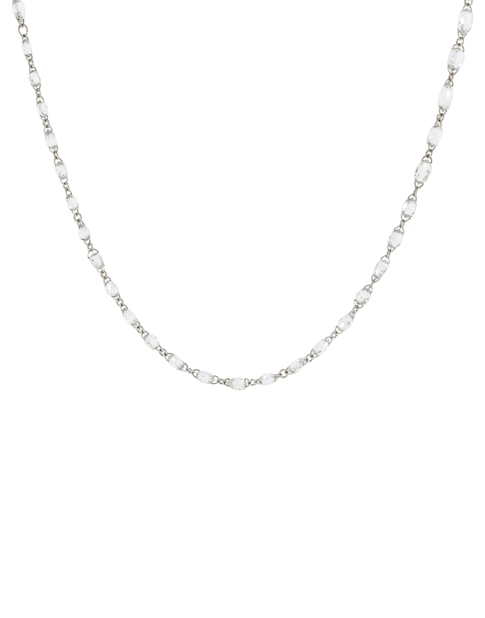 FRED LEIGHTON, Briolette Diamond Chain Necklace