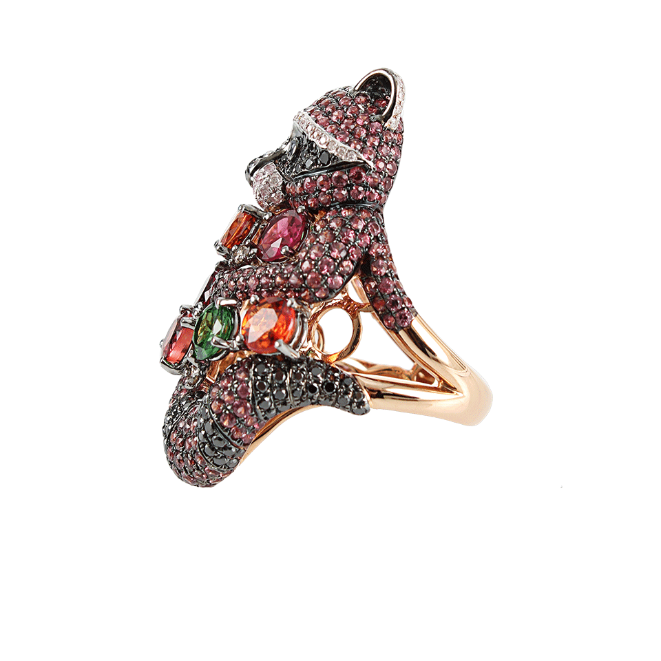 WENDY YUE, Brown Sapphire Raccoon Ring