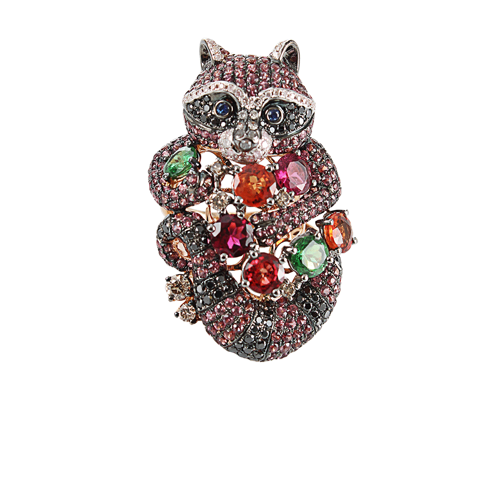 WENDY YUE, Brown Sapphire Raccoon Ring