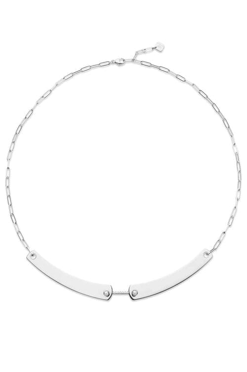 NOUVEL HERITAGE, Business Meeting Mood Necklace - White Gold