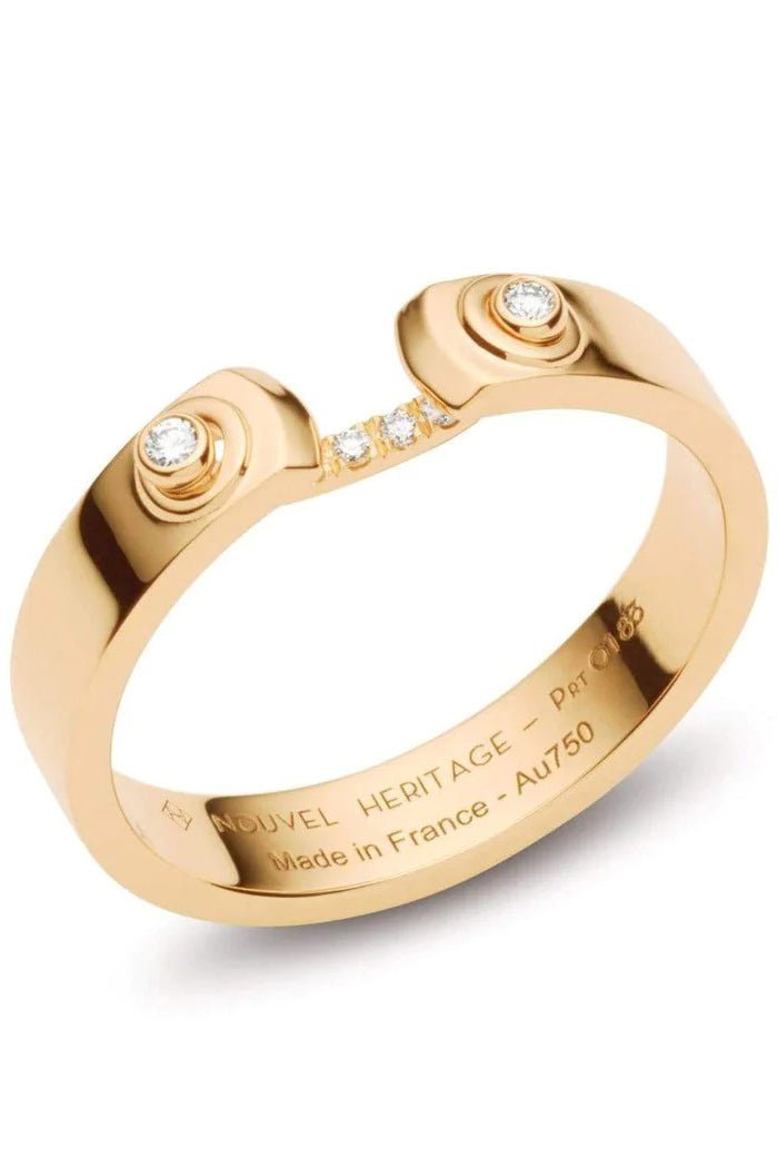 NOUVEL HERITAGE, Business Meeting Mood Ring - Yellow Gold