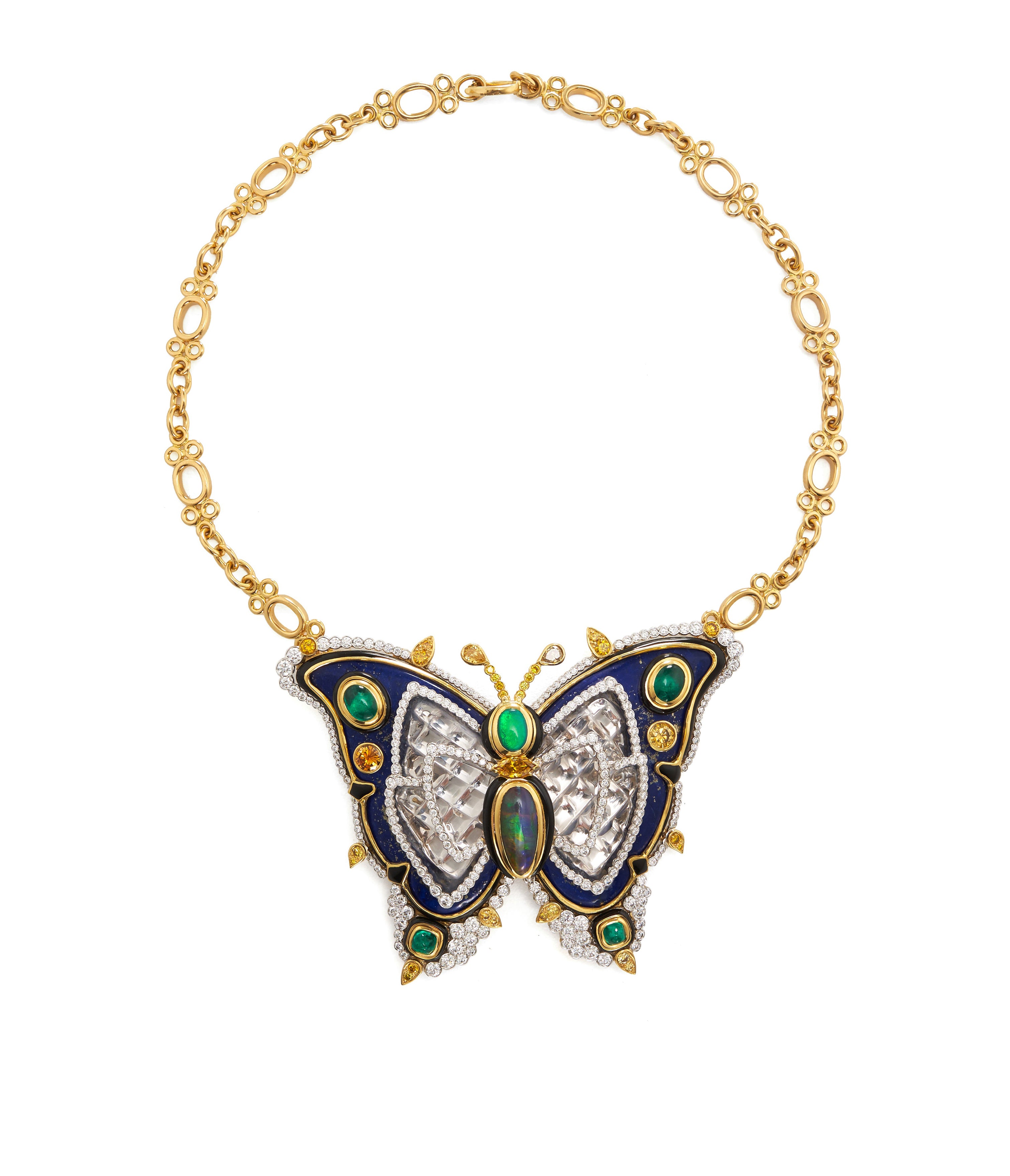 DAVID WEBB, Butterfly Brooch/Necklace