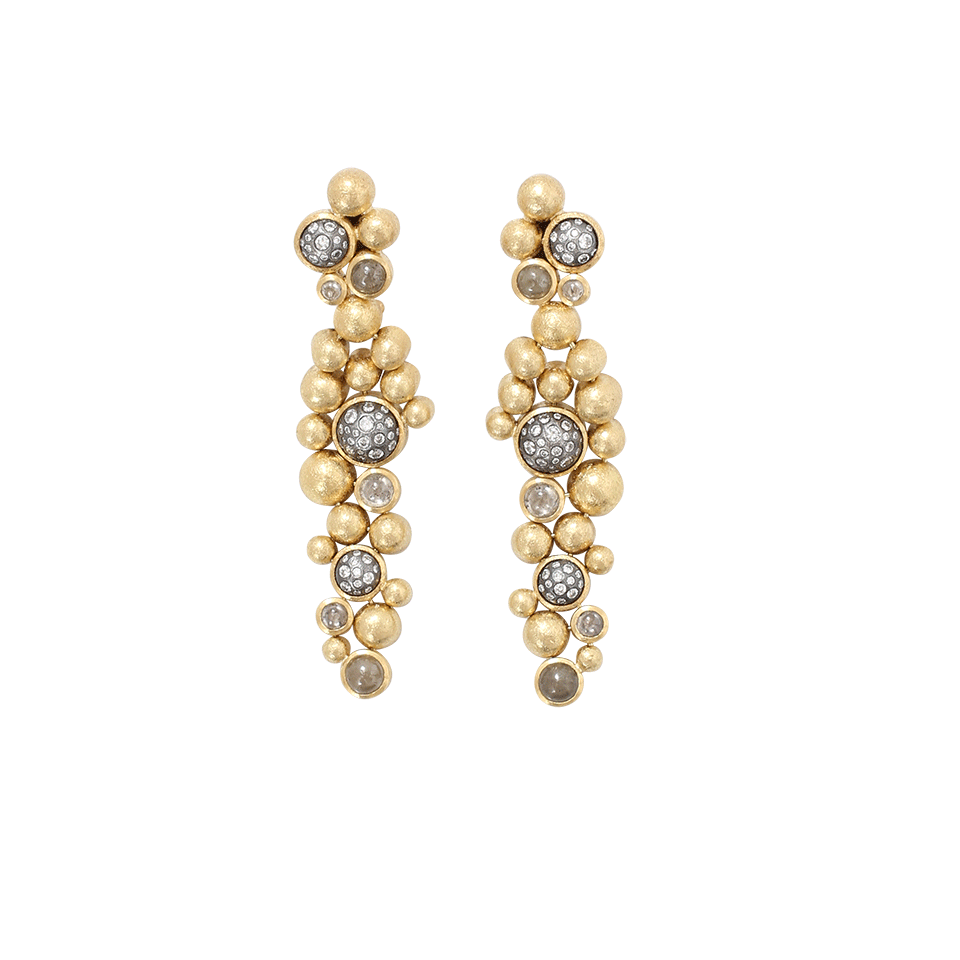 TODD REED, Cabachon Diamond Earrings