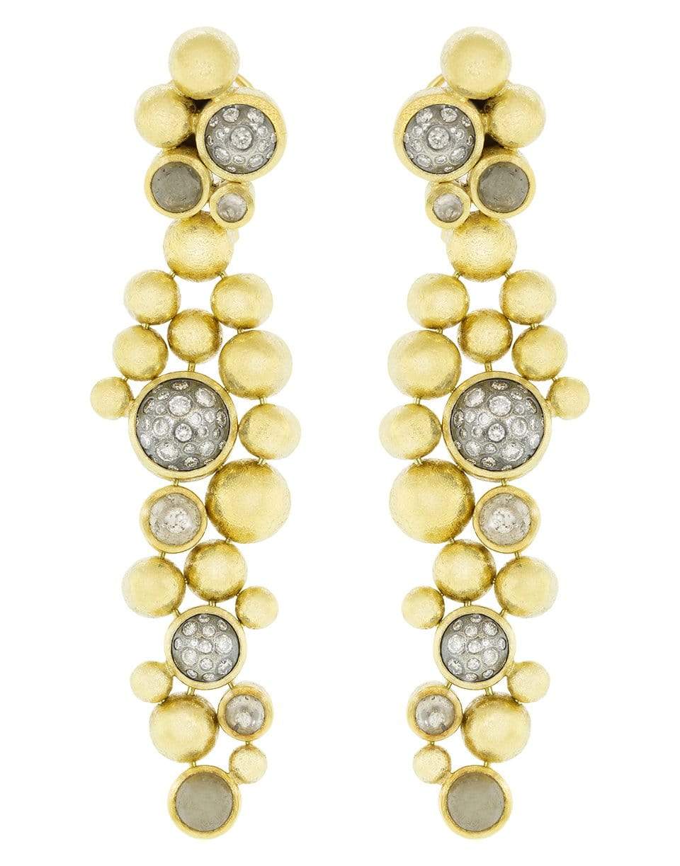 TODD REED, Cabochon Diamond Earrings