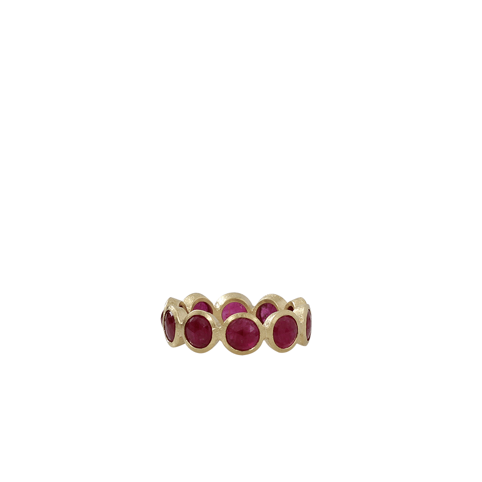 TODD REED, Cabochon Ruby Eternity Ring