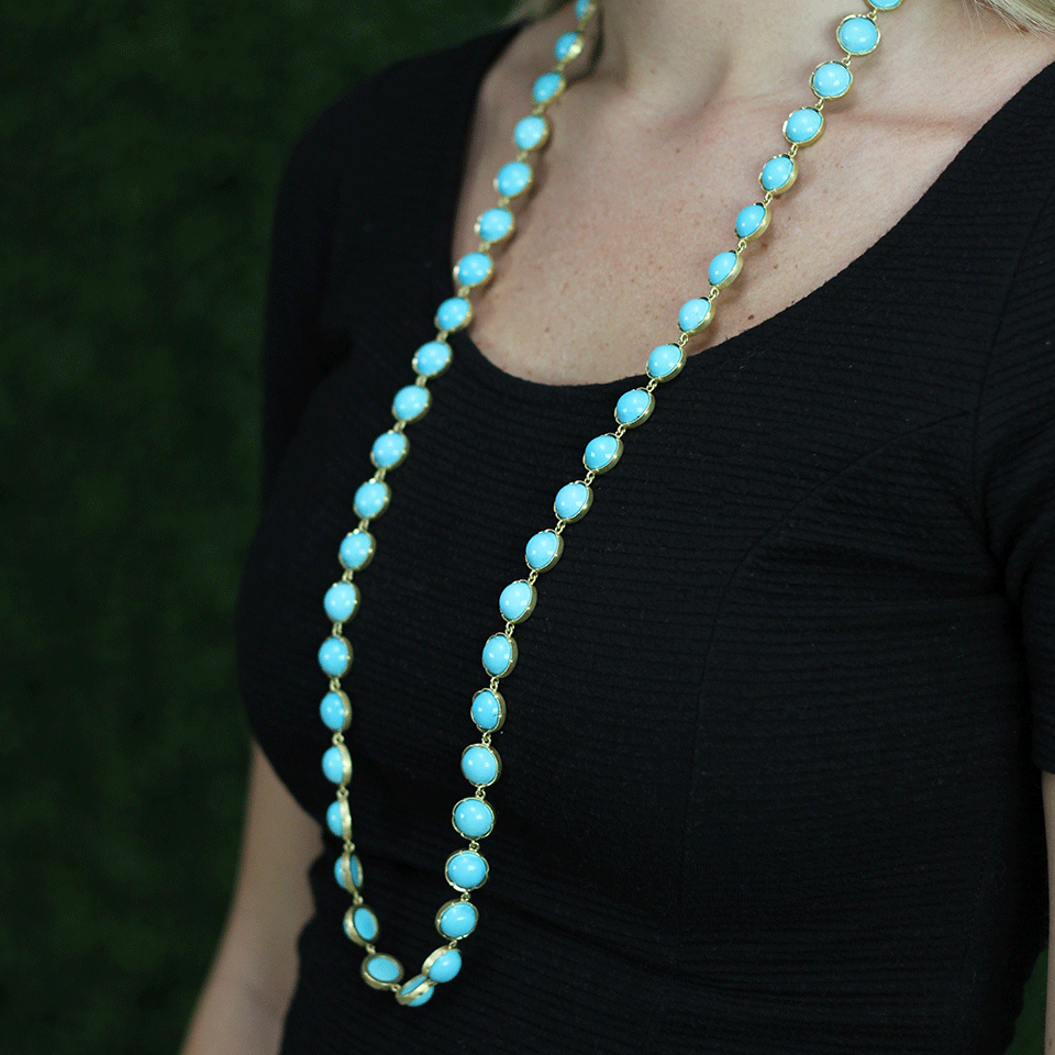 IRENE NEUWIRTH JEWELRY, Cabochon Turquoise Necklace