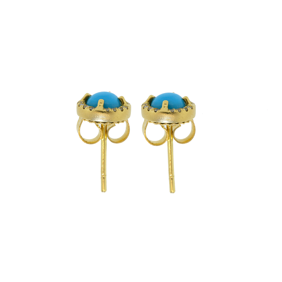 IRENE NEUWIRTH JEWELRY, Cabochon Turquoise Stud Earrings