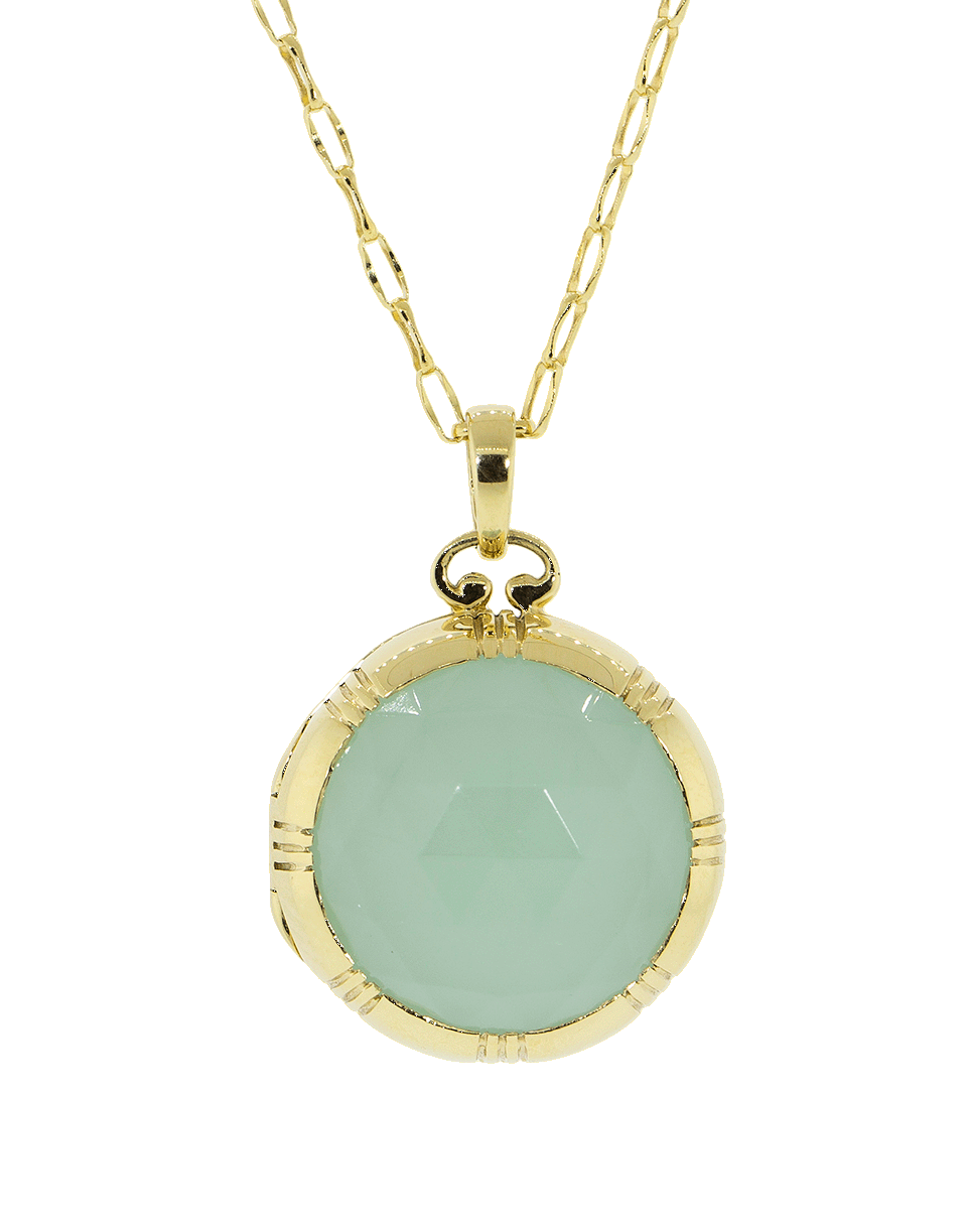 MONICA RICH KOSANN, Calcite Petite Locket Necklace