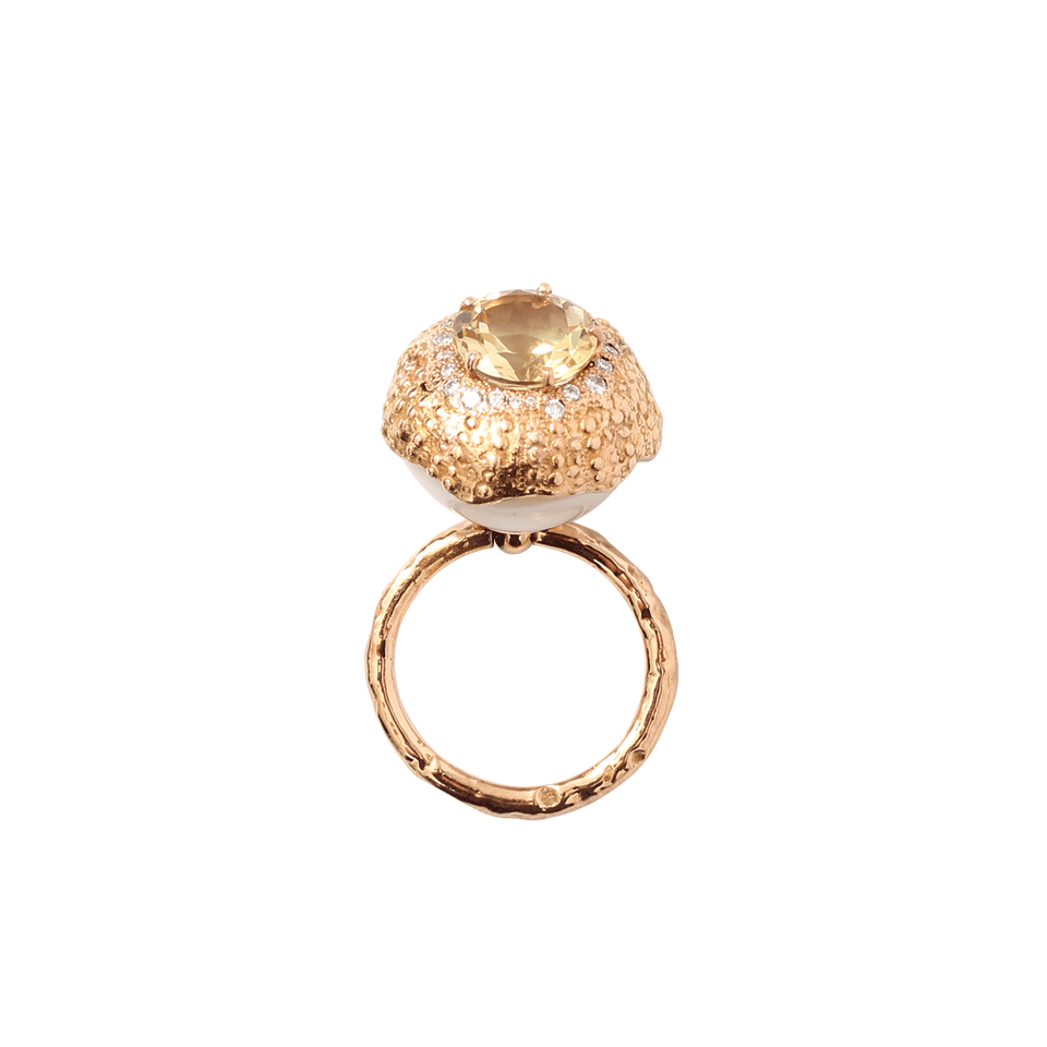 FEDERICA RETTORE, Campanellino Ring With Mabe Pearl