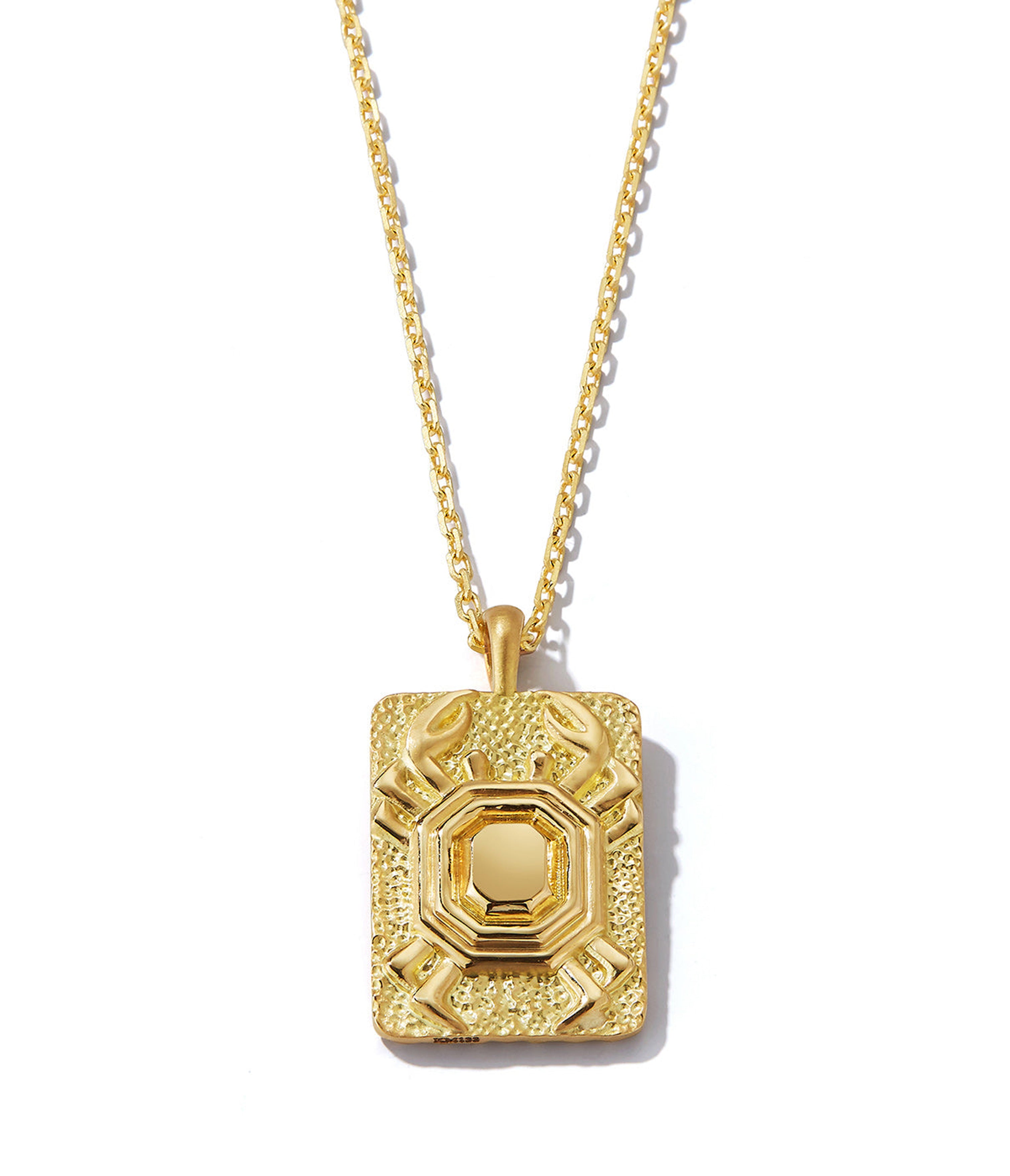 David Webb Workshop, Cancer Zodiac Pendant Necklace