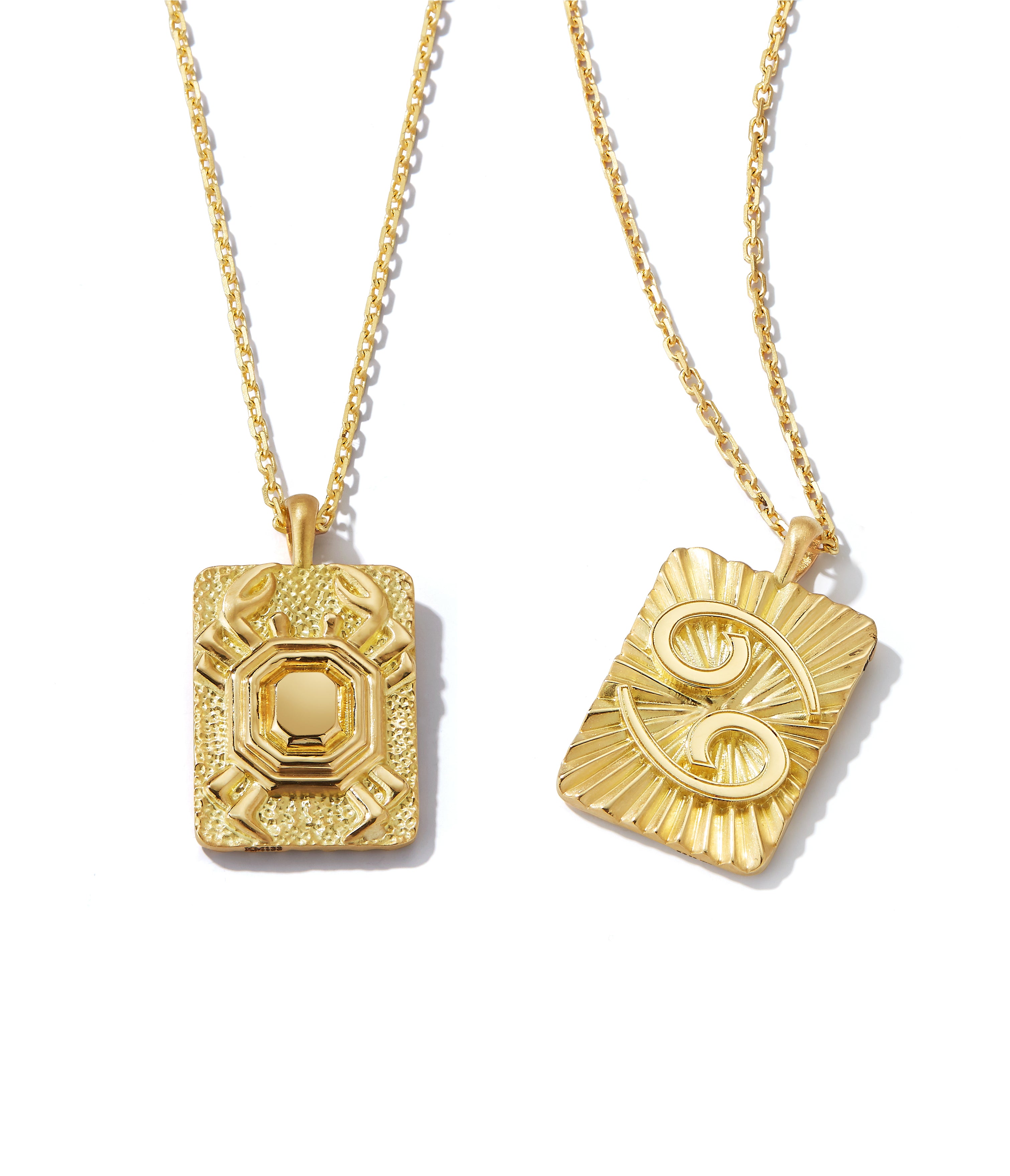 David Webb Workshop, Cancer Zodiac Pendant Necklace