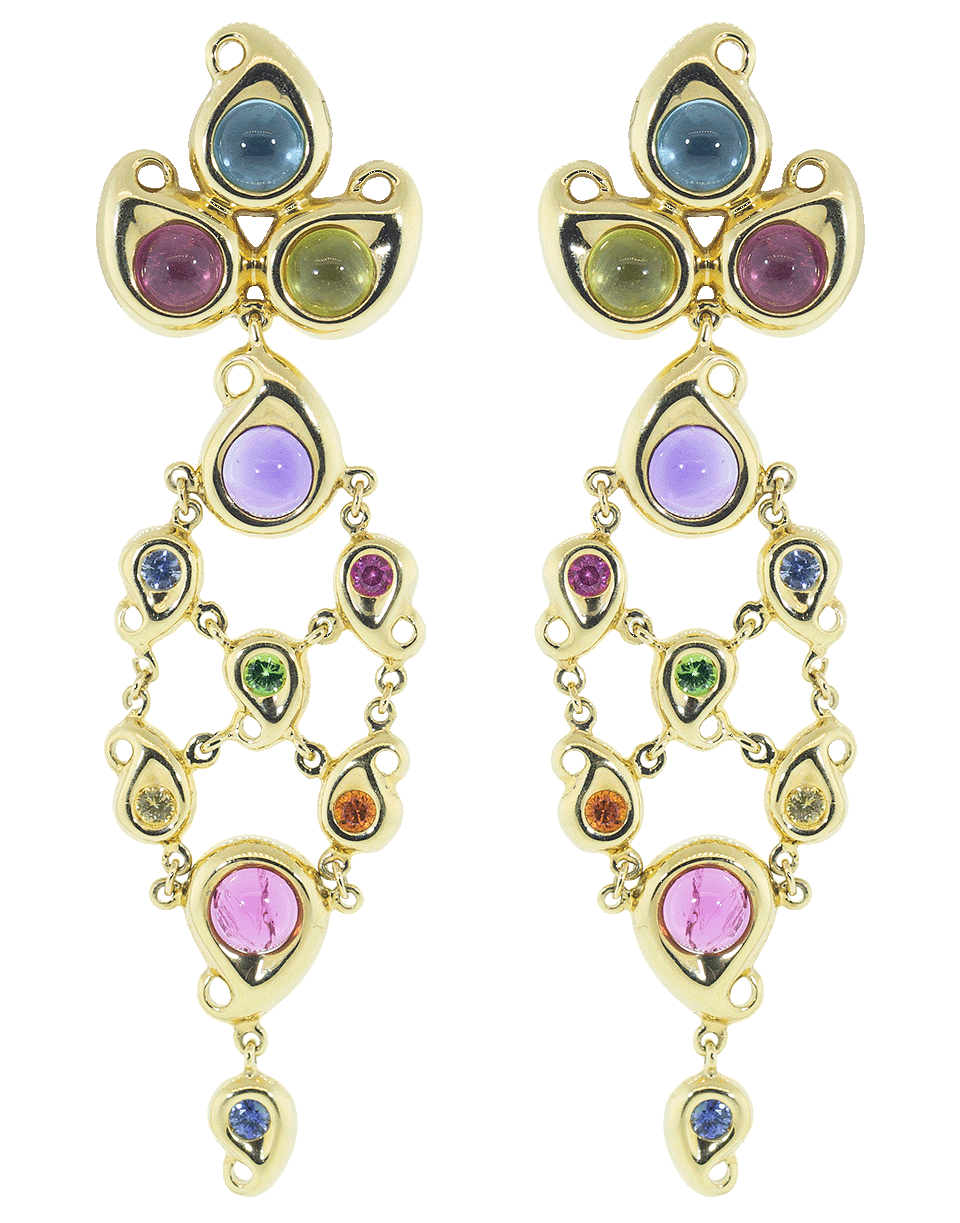 TAMARA COMOLLI, Candy Paisley Chandelier Earrings