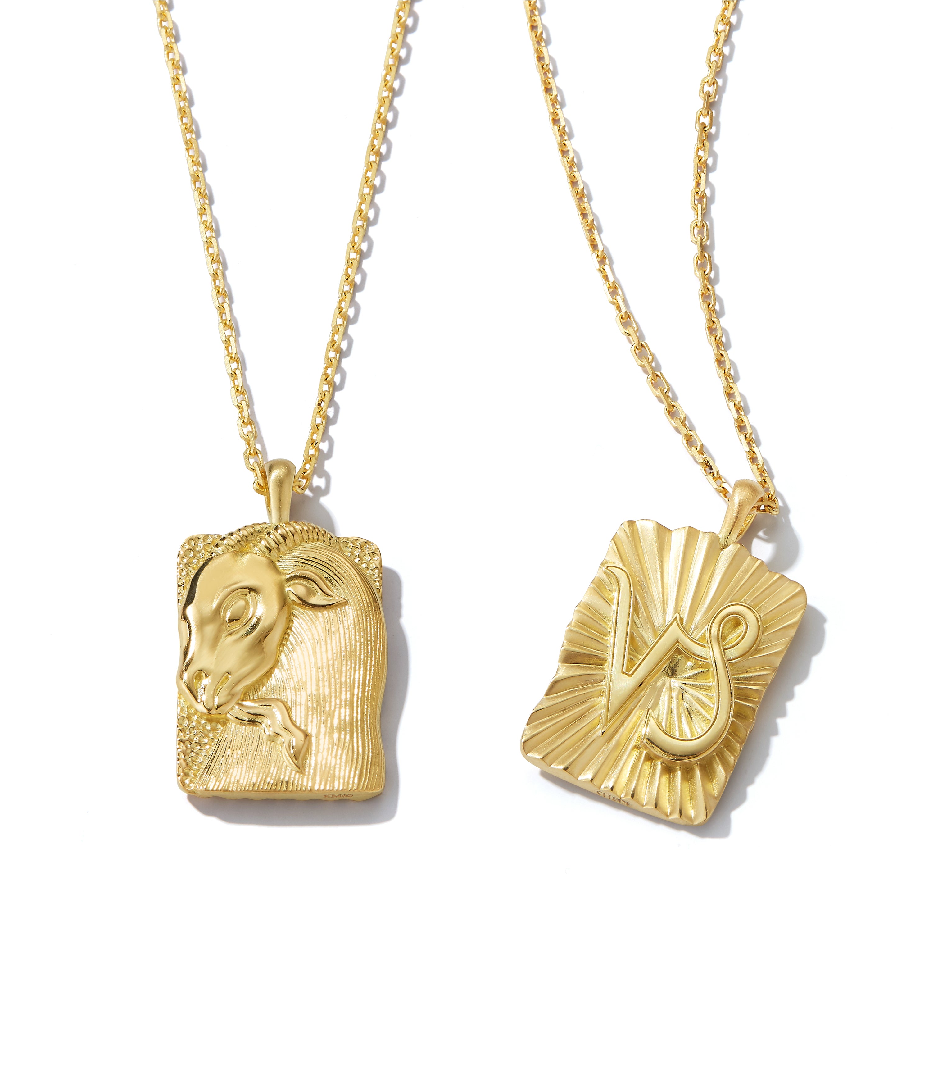 David Webb Workshop, Capricorn Zodiac Pendant Necklace