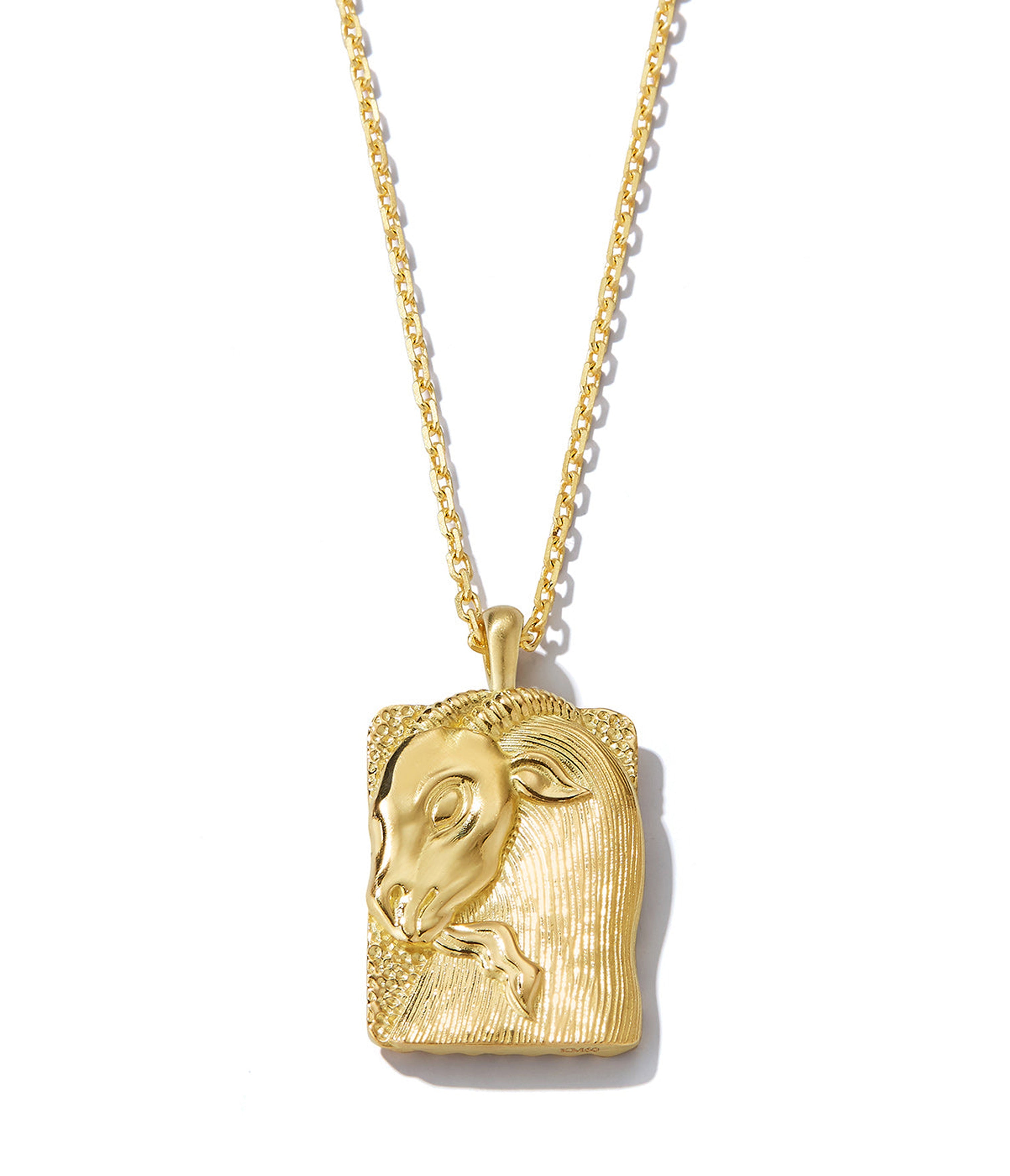 David Webb Workshop, Capricorn Zodiac Pendant Necklace