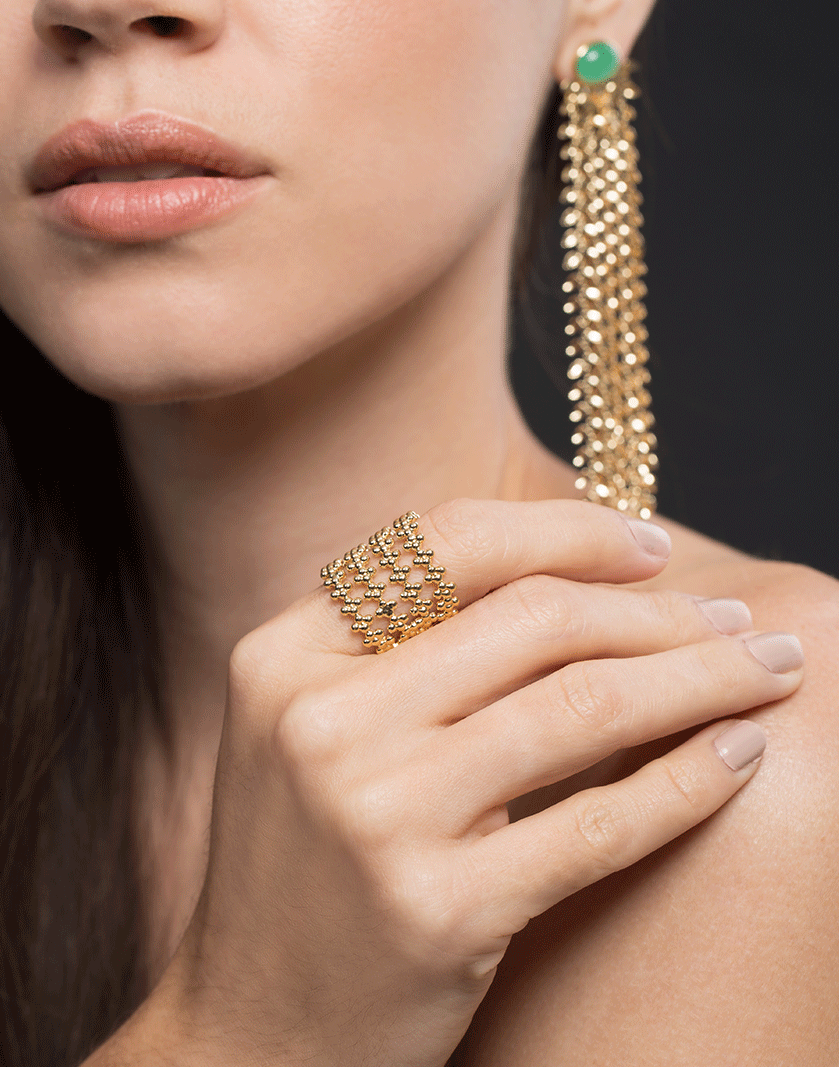 CARLA AMORIM, Carioca Gold Ring