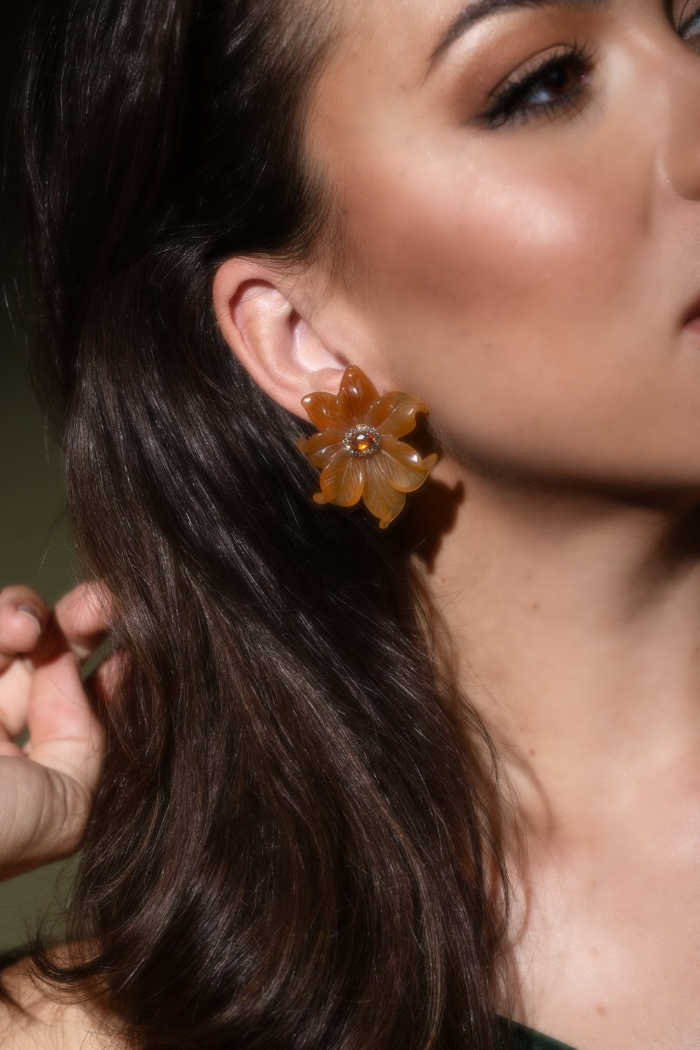 CASA CASTRO, Carnelian Mother Nature Earrings