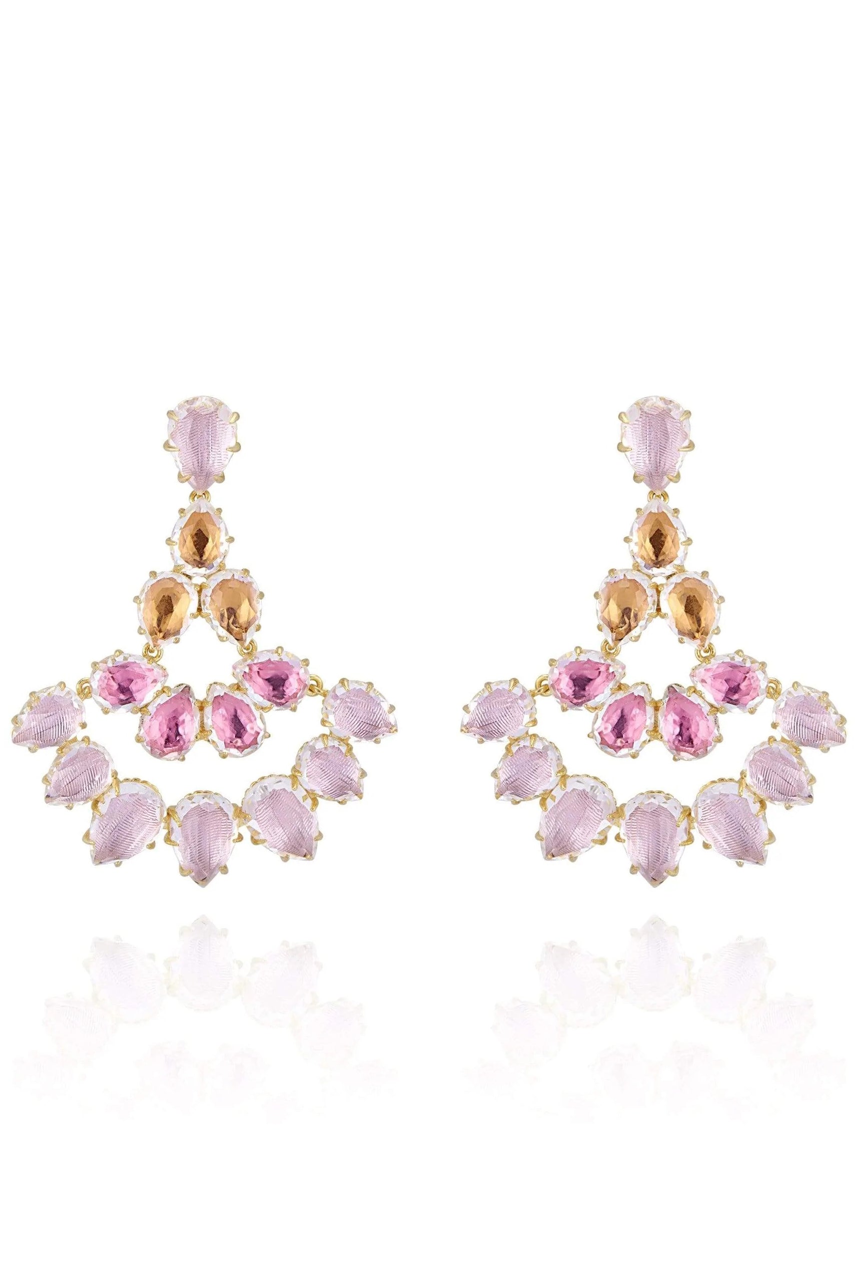 LARKSPUR & HAWK, Caterina Fan Earrings - Ambrosia