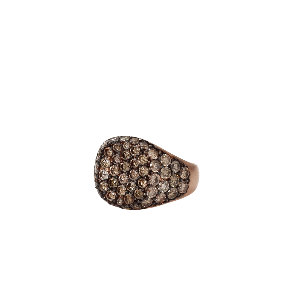 SYLVA & CIE, Champagne Diamond Signet Ring