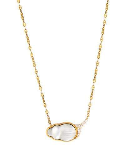 LITO, Chiara Mother of Pearl Scarab Necklace