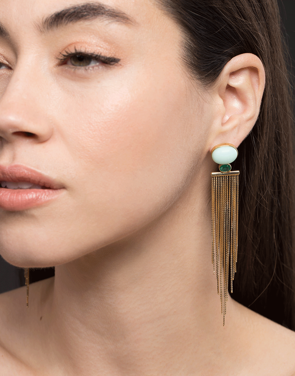 CARLA AMORIM, Chrysoprase Ballerina Earrings