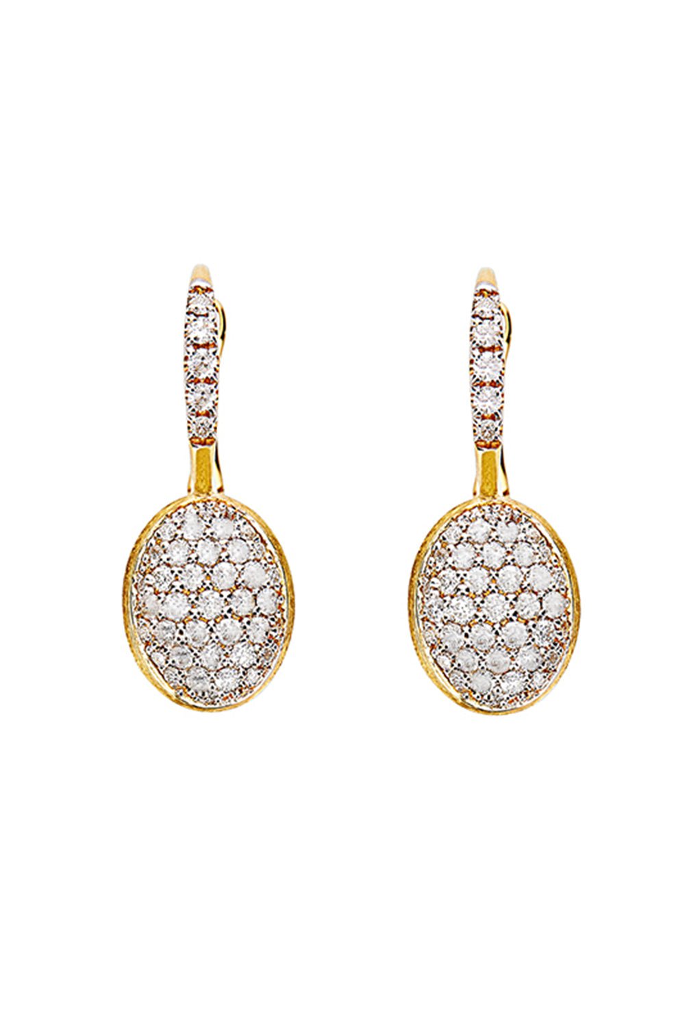 NANIS, Ciliegine Small Diamond Drop Earrings